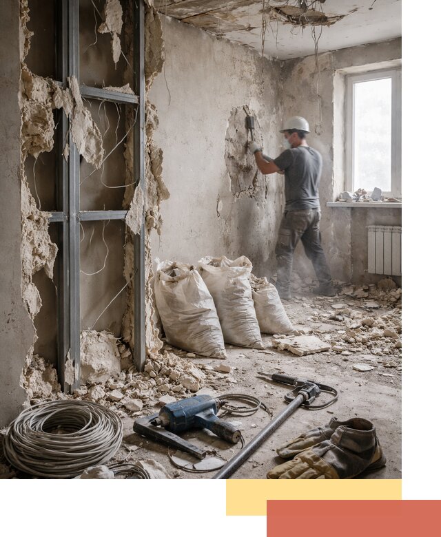 Профессиональный демонтаж зданий и конструкций в Лесозаводске