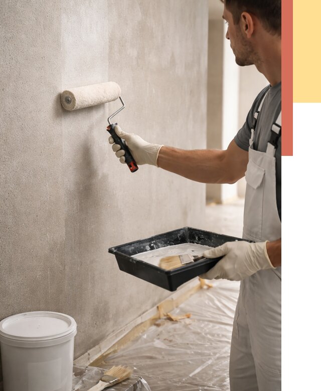 Грунтовка стен в Лесозаводске от 2274 руб. м2 — быстро, недорого, с материалом | ОТДЕЛОЧНИК-Лсз