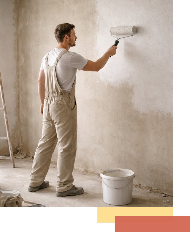 Грунтовка стен под отделку в Лесозаводске профессиональным раствором