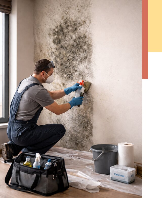Удаление плесени со стен в Лесозаводске от 2223 руб. — быстро и недорого | ОТДЕЛОЧНИК-Лсз