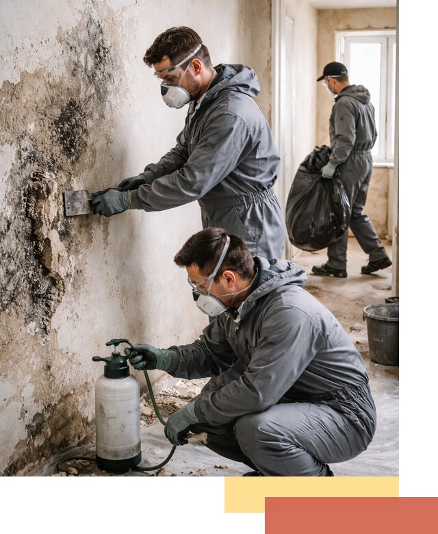 Удаление плесени со стен профессионально в Лесозаводске