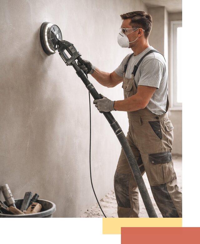 Профессиональная шлифовка стен в Лесозаводске быстро и качественно