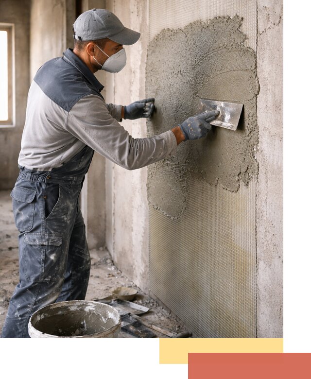 Штукатурка стен по сетке в Лесозаводске под ключ качественно и быстро