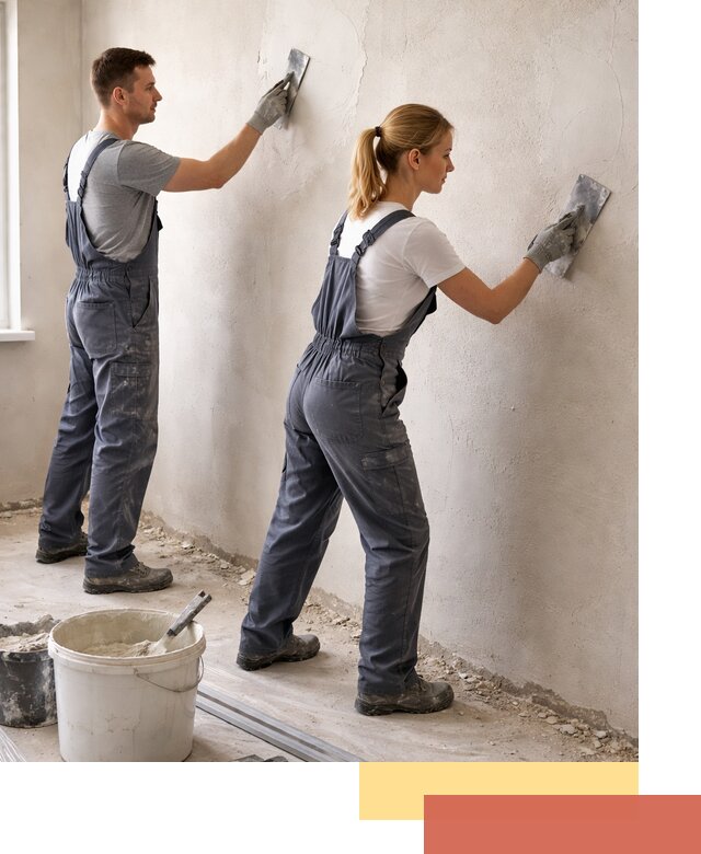 Штукатурка стен под обои в Лесозаводске профессионально и быстро