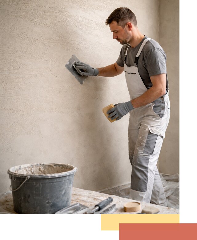 Декоративная штукатурка травертин в Лесозаводске для стен и потолков