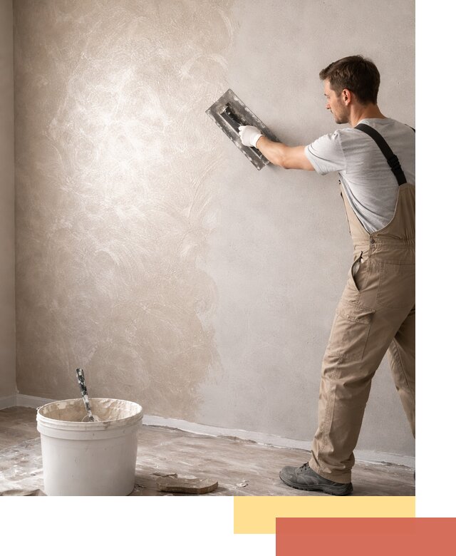 Декоративная штукатурка «Мокрый шелк» под ключ в Лесозаводске