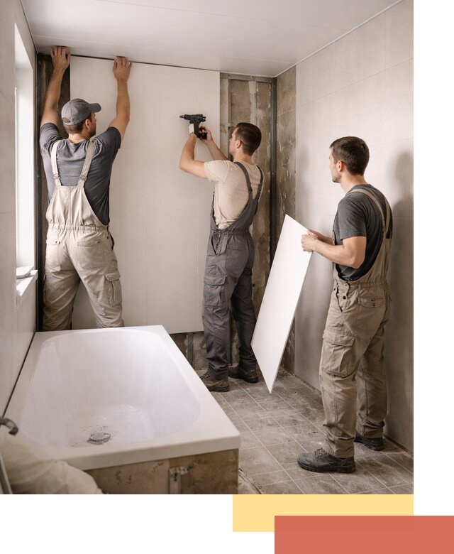 Отделка ванной панели ПВХ профессионально в Лесозаводске