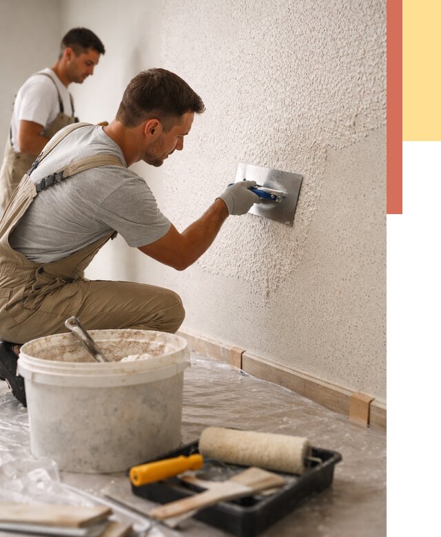 Нанесение жидких обоев в Лесозаводске от 7754 руб./м2 — быстро и недорого | ОТДЕЛОЧНИК-Лсз