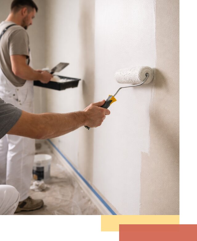 Покраска стен акриловой краской профессионально в Лесозаводске