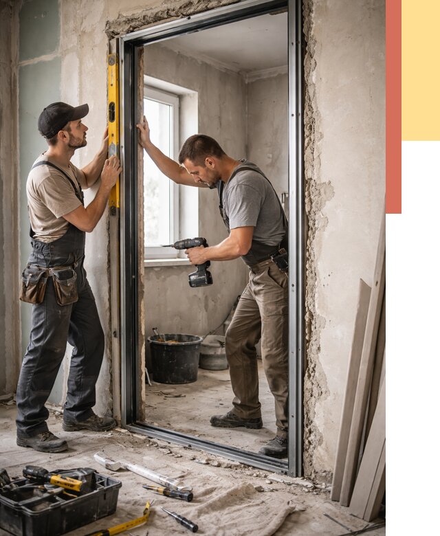 Закладка дверного проема в Лесозаводске от 3618 руб. — быстро и недорого | ОТДЕЛОЧНИК-Лсз