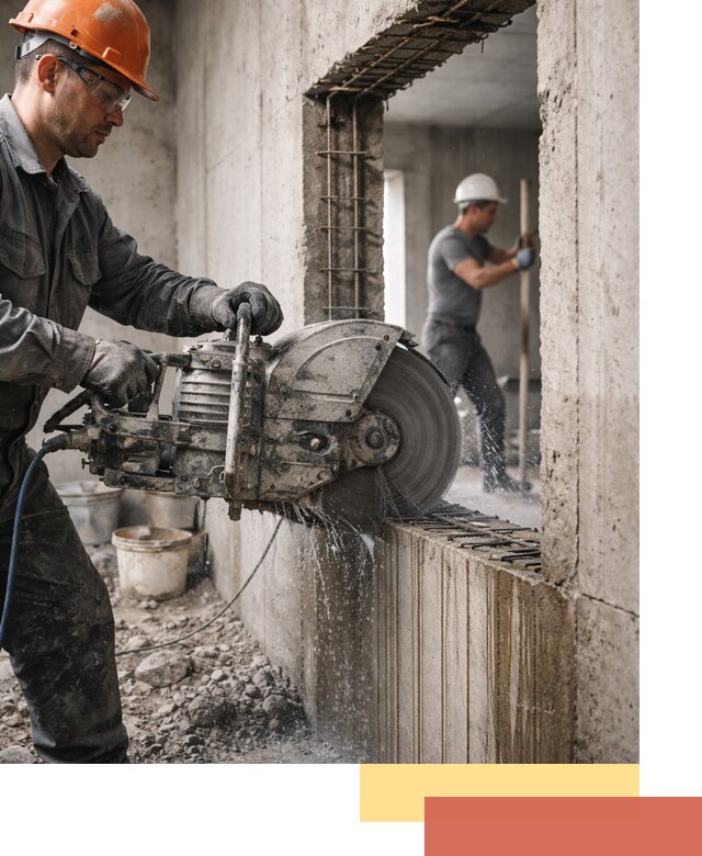 Алмазная резка проемов в Лесозаводске быстро и точно