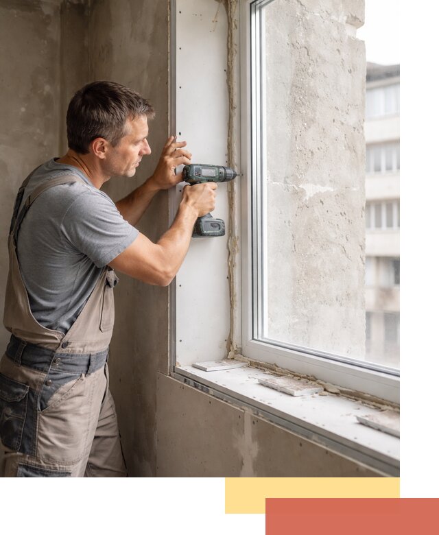 Монтаж гипсокартонных откосов в Лесозаводске под ключ