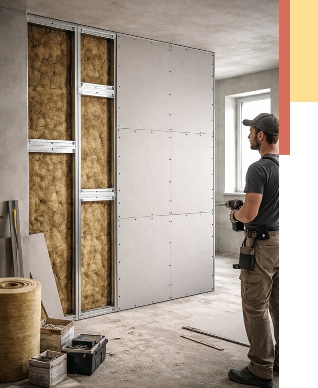 Усиленная перегородка под навеску в Лесозаводске от 13233 руб. — монтаж под ключ | ОТДЕЛОЧНИК-Лсз