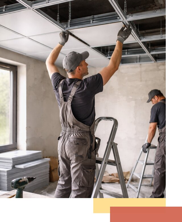 Монтаж кассетного потолка в Лесозаводске качественно и быстро