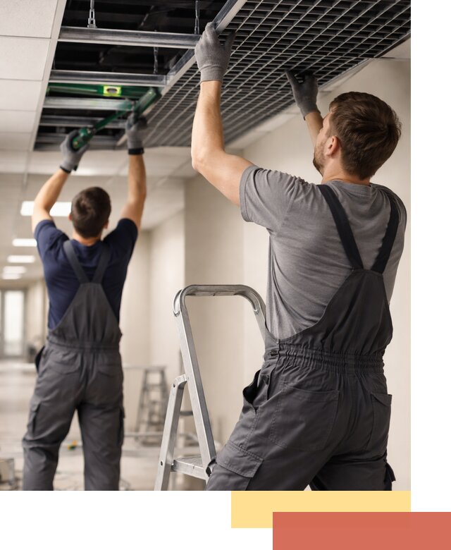 Монтаж потолка Грильято в Лесозаводске: установка под ключ качественно