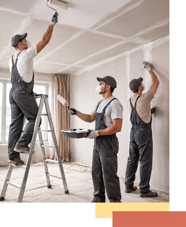 Покраска потолка из гипсокартона в Лесозаводске качественно и недорого