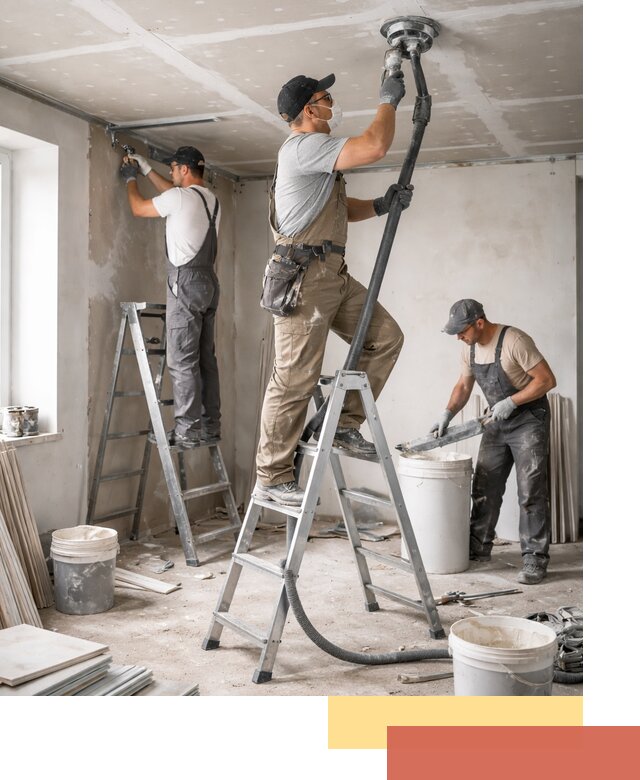 Ремонт потолка из гипсокартона в Лесозаводске: быстрый и качественный монтаж