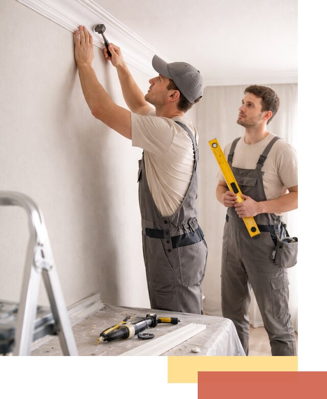 Монтаж потолочного плинтуса в Лесозаводске качественно и быстро