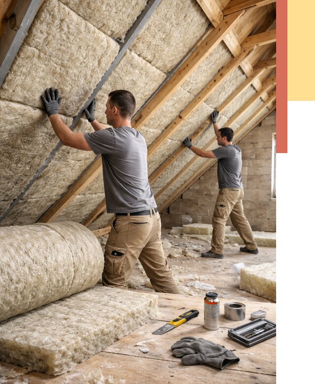 Утепление потолка минватой в Лесозаводске от 1499 руб. — быстро и недорого | ОТДЕЛОЧНИК-Лсз