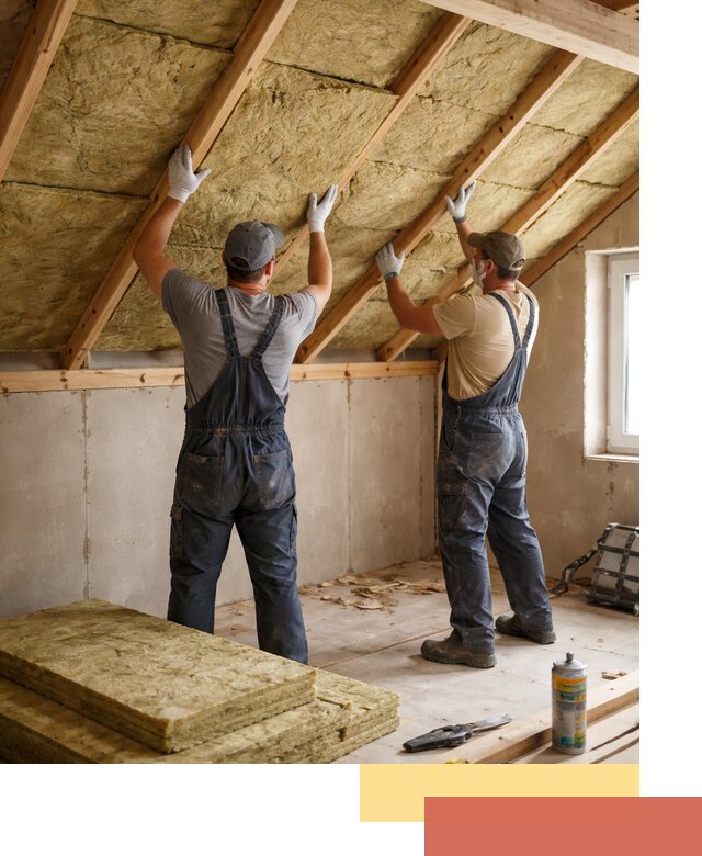 Утепление потолка минеральной ватой в Лесозаводске